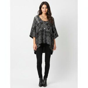 *Free People Raggy Hoodie Wool Blend Oversized Knit Sweater – L